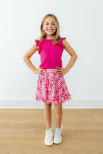 I Love You Tulip Much Ruffle Twirl Skort - Image 4