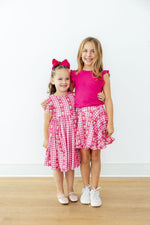 I Love You Tulip Much S/S Pocket Twirl Dress - Image 5