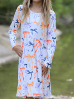 Rylee Faith Designs - Halloween Bow Spring and Summer Girls Dress - alternate view 4