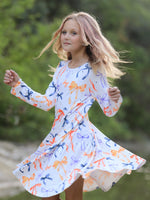 Rylee Faith Designs - Halloween Bow Spring and Summer Girls Dress - alternate view 2