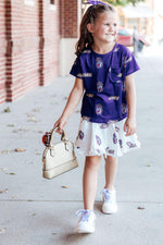 JMU White Duke Dog Twirl Skort - Image 2
