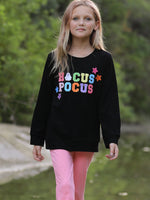 Rylee Faith Designs - Halloween Black Top + Pink Bell Bottoms - alternate view 6
