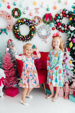 Jingle Saurus L/S Pocket Twirl Dress - Image 3