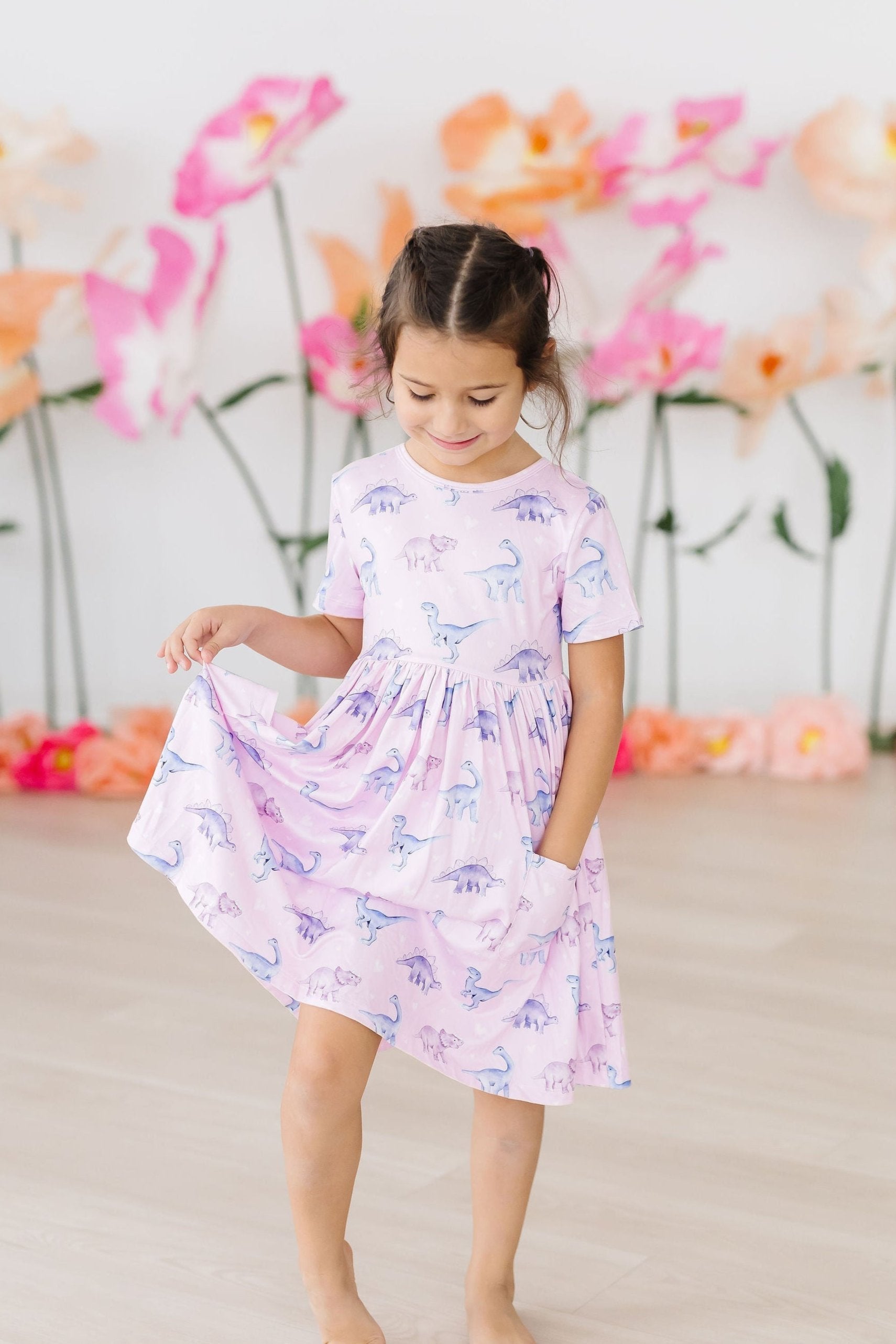 Jurassic Joy S/S Pocket Twirl Dress - Image 3