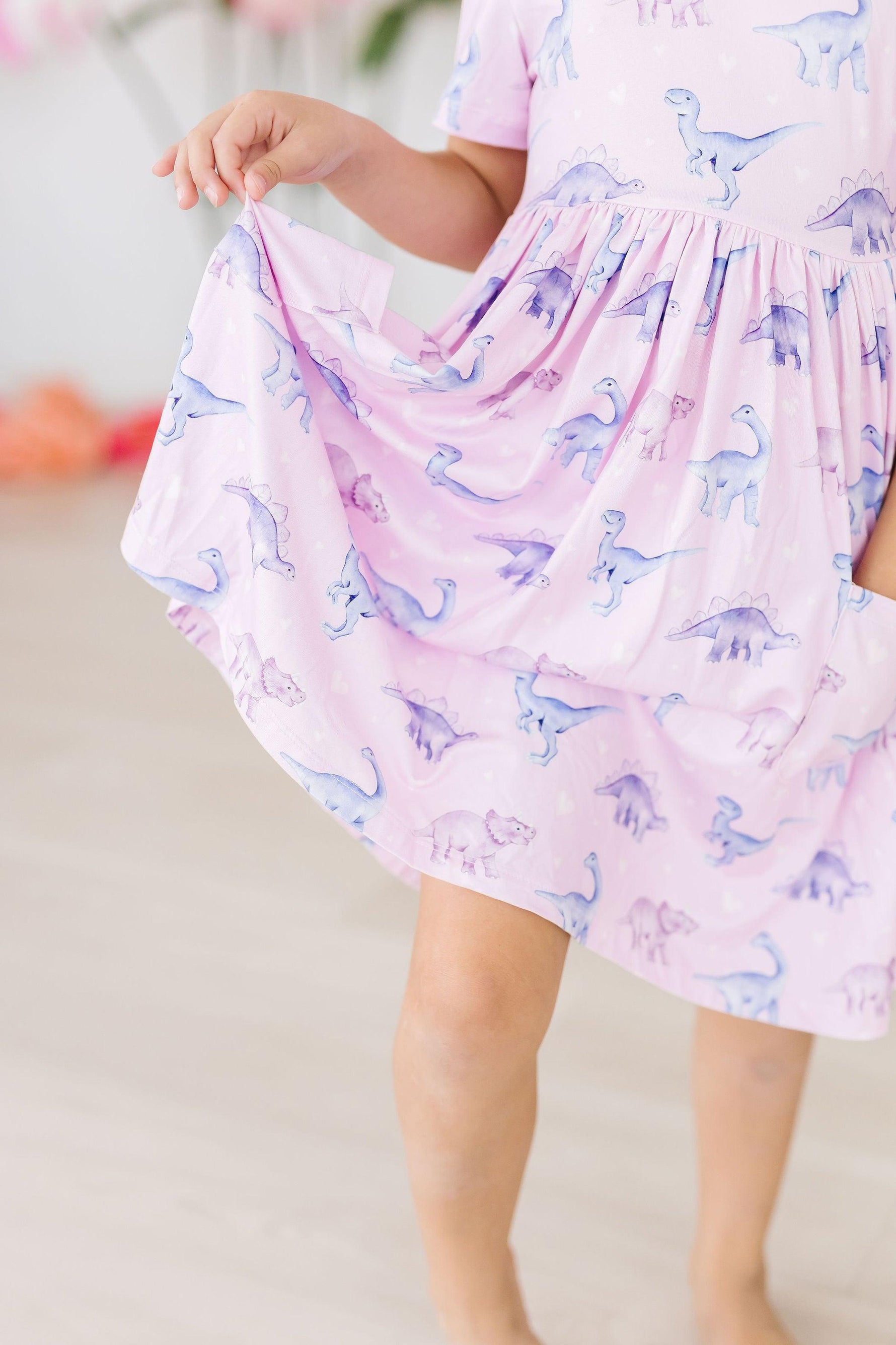 Jurassic Joy S/S Pocket Twirl Dress - Image 4