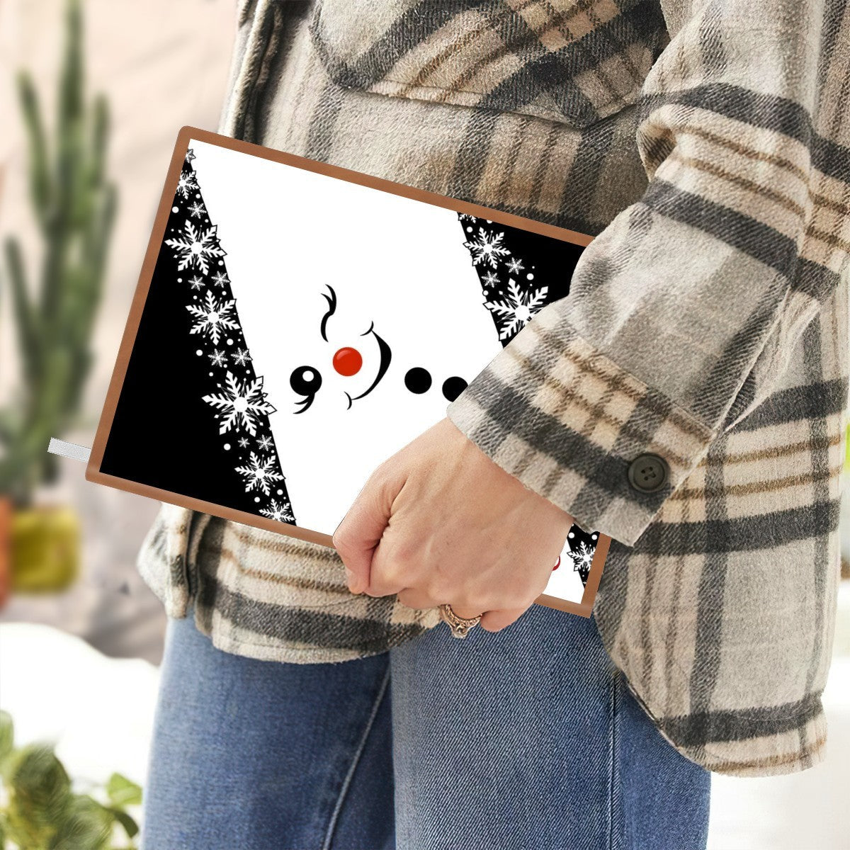 Personalized Snowman Notebook | Custom Name  Gift | A5 Winter Journal