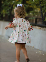 Rylee Faith Designs - Fall Gingham Baby Bloomer Set Ruffle Collar Bow - alternate view 4
