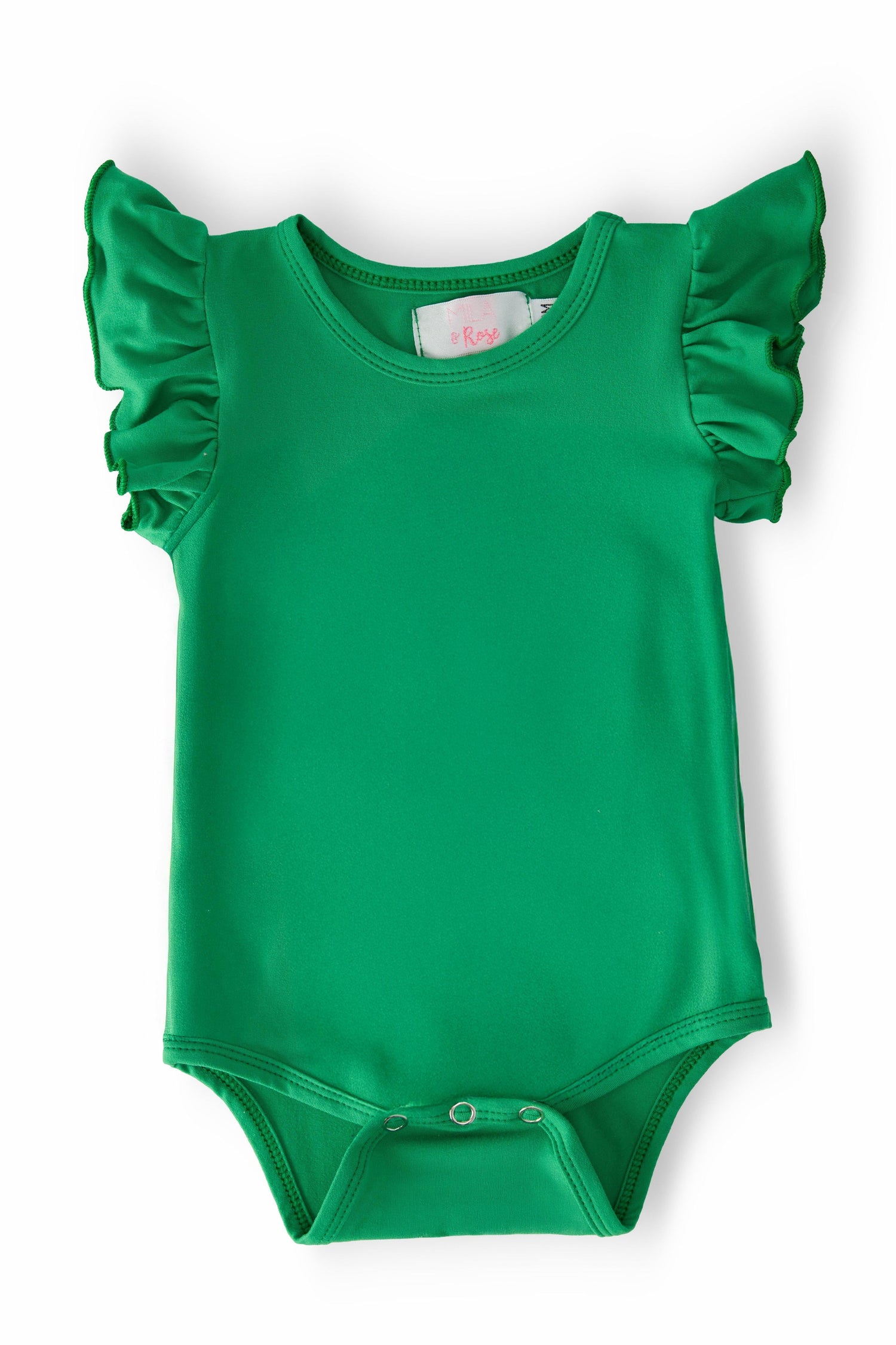 Kelly Green S/S Flutter Bodysuit