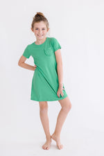Kelly Green T-Shirt Dress - Image 2