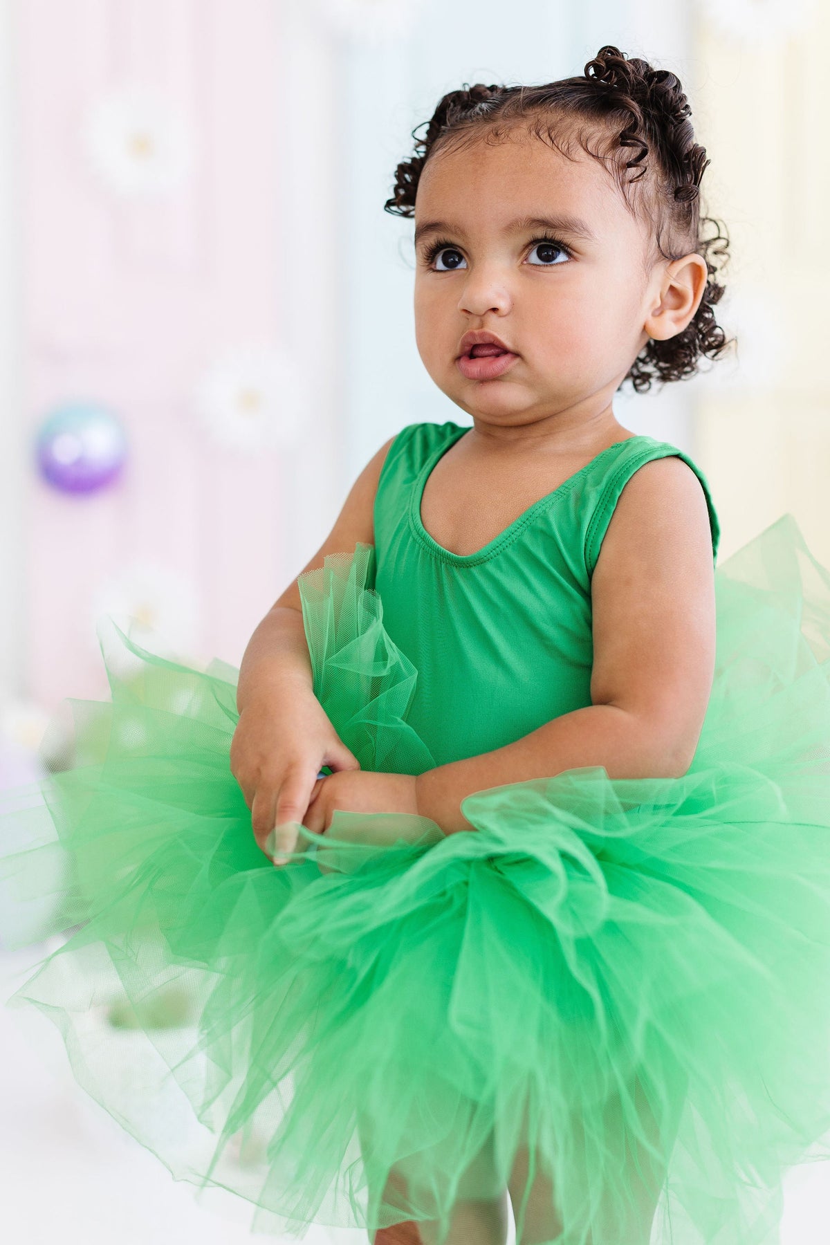 Kelly Green Tank Tutu Leotard - Image 2