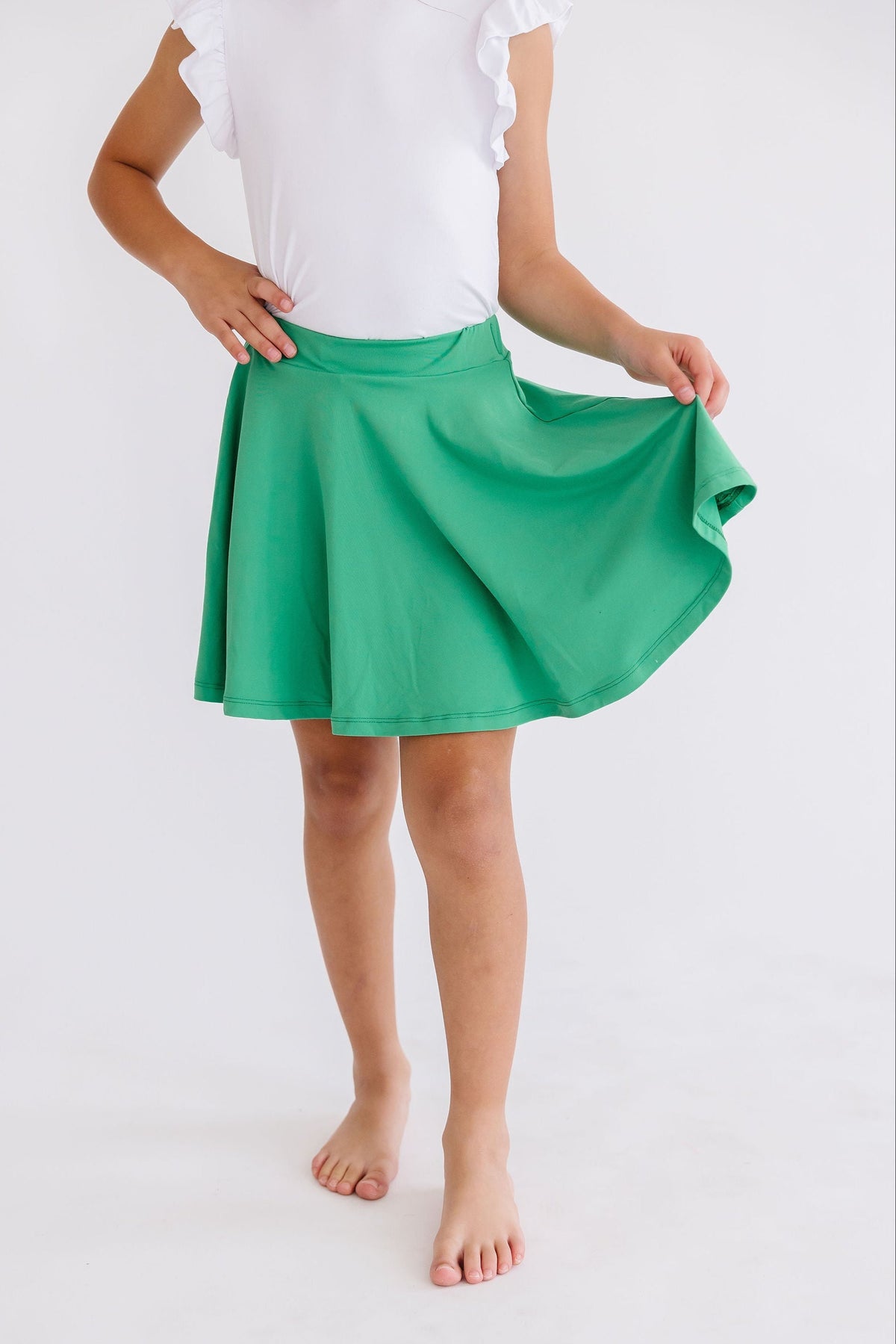 Kelly Green Twirl Skort - Image 3
