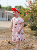 Rylee Faith Designs - Sweet Cherry Sequins Cute Dress - alternate view 6