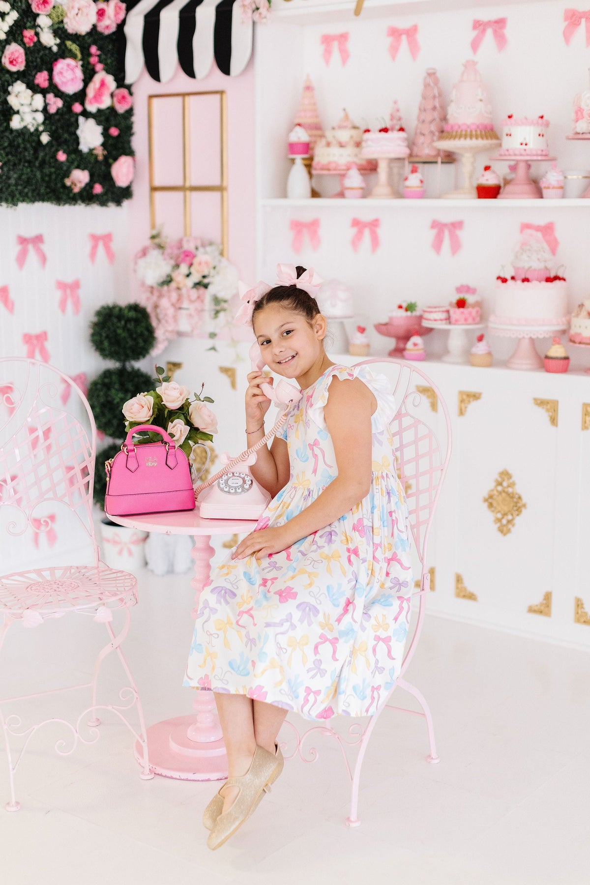 Bow-tastic Flutter Sleeve Twirl Dress - Image 2