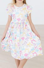Bow-tastic Flutter Sleeve Twirl Dress - Image 3