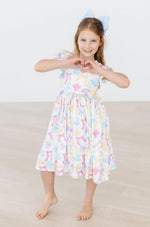 Bow-tastic Flutter Sleeve Twirl Dress - Image 5