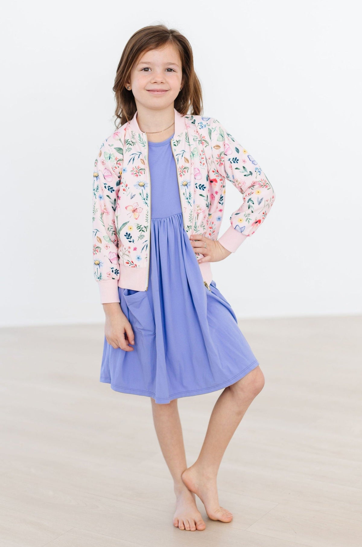 Butterfly Meadows Satin Jacket - Image 5