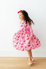 Dino Kisses L/S Pocket Twirl Dress - Image 4