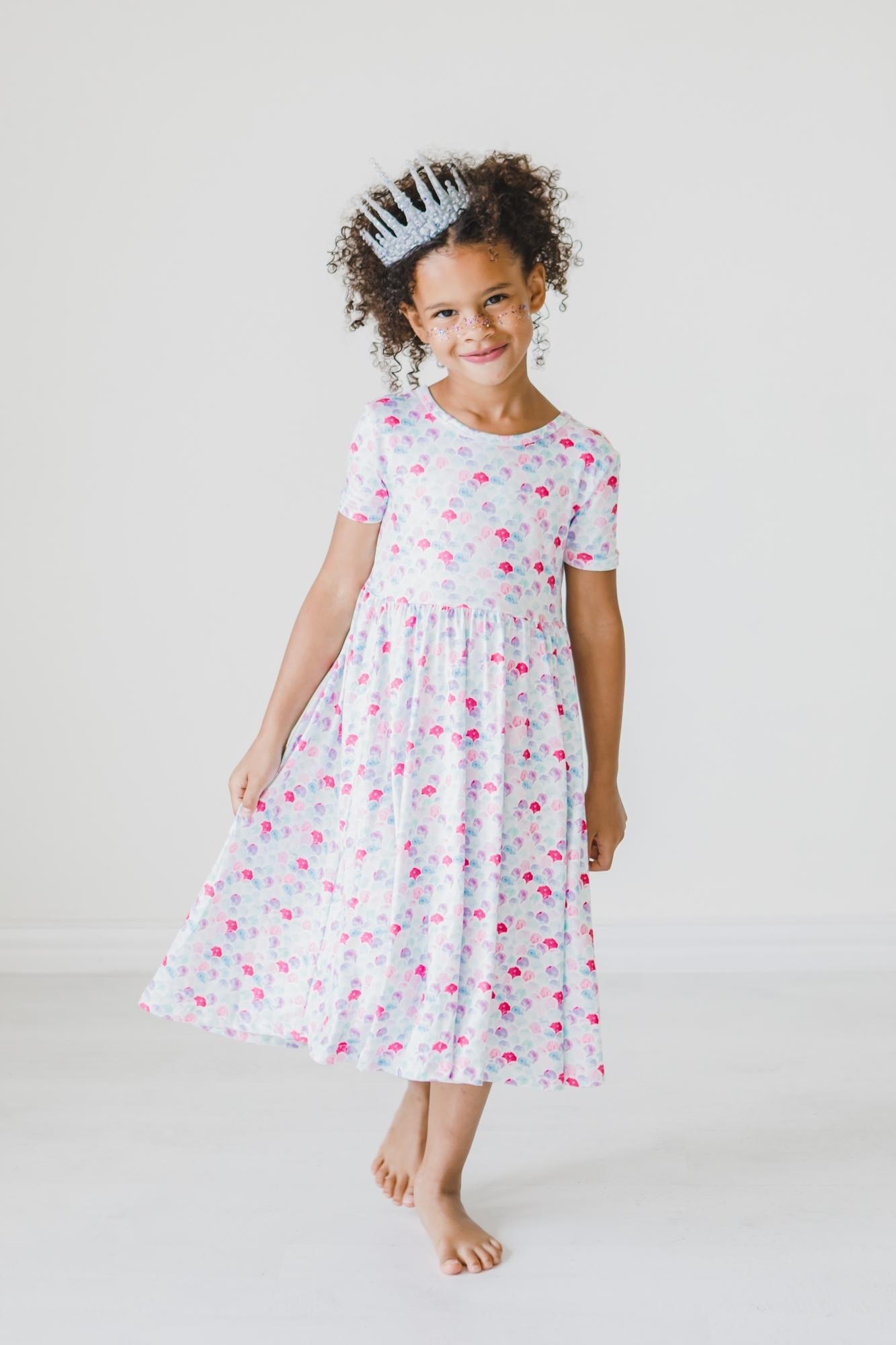 Mermaid Scales S/S Pocket Twirl Dress - Image 2