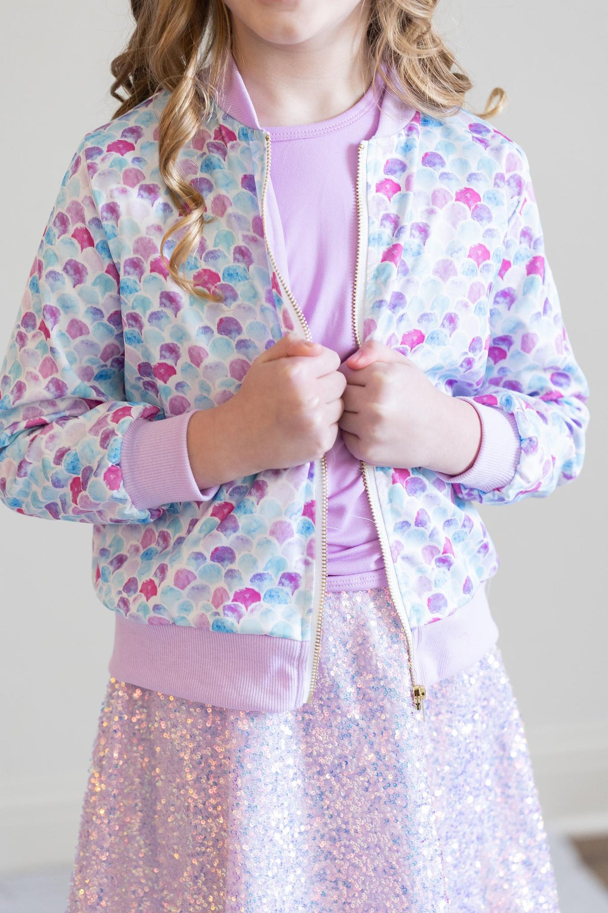 Mermaid Scales Satin Jacket - Image 5