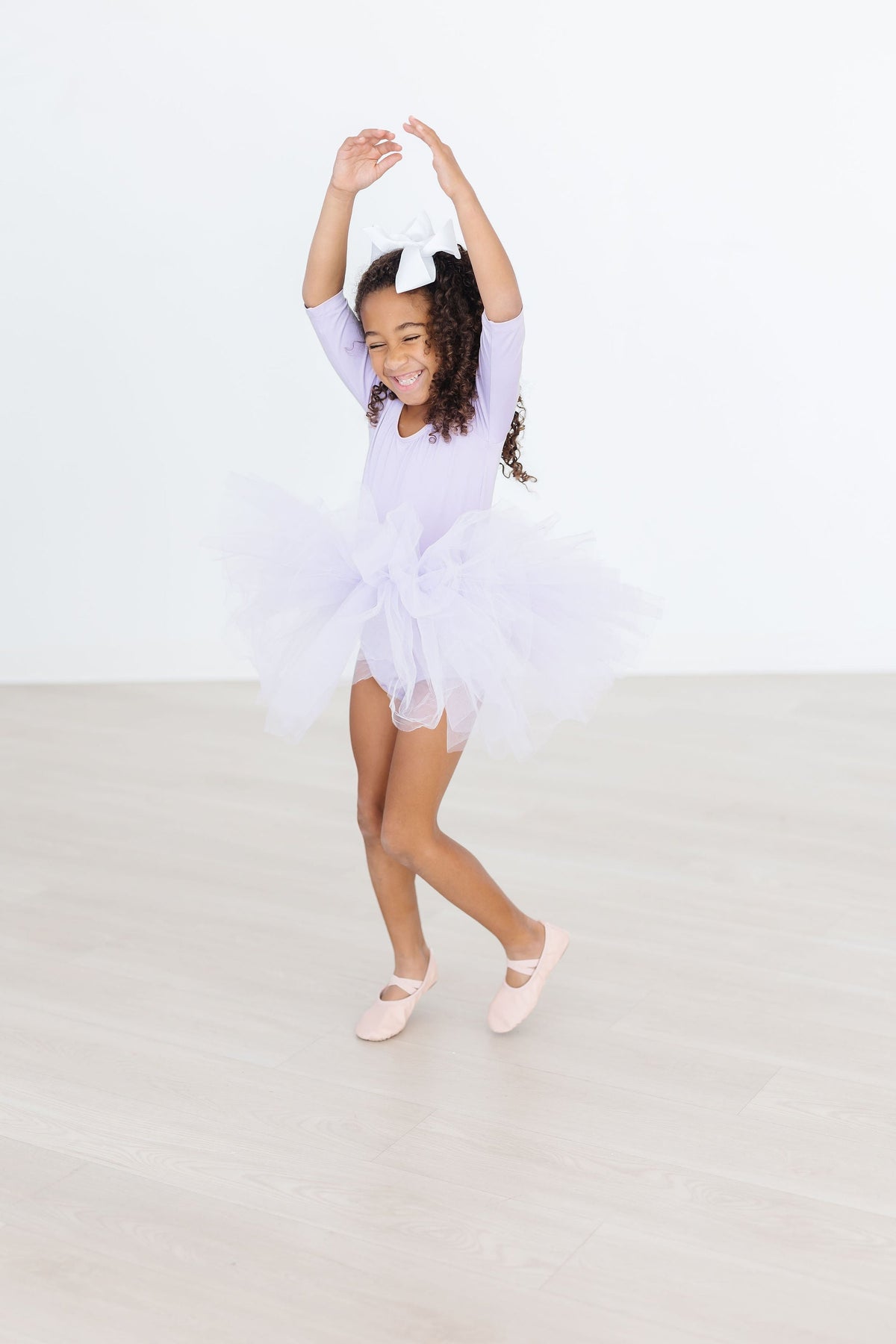 Lavender 3/4 Tutu Leotard - Image 2