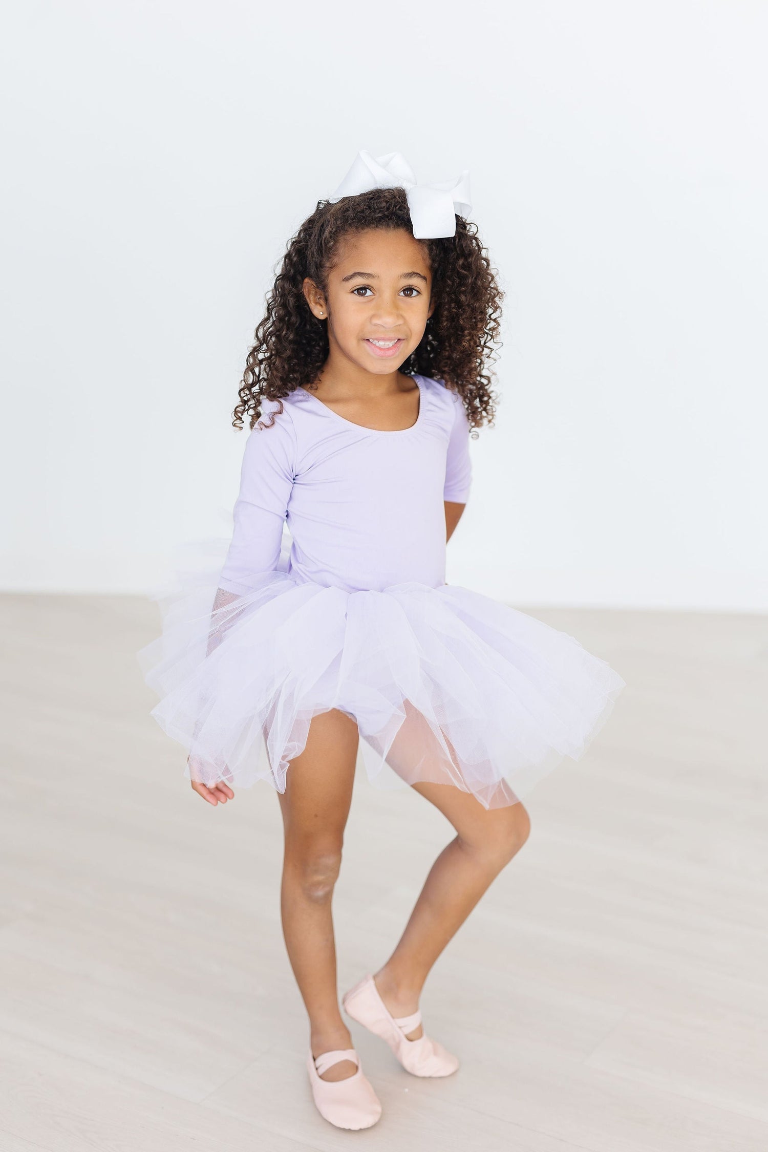 Lavender 3/4 Tutu Leotard - Image 3