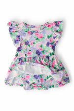 Lavender Love S/S Flutter Twirl Bodysuit - Image 2