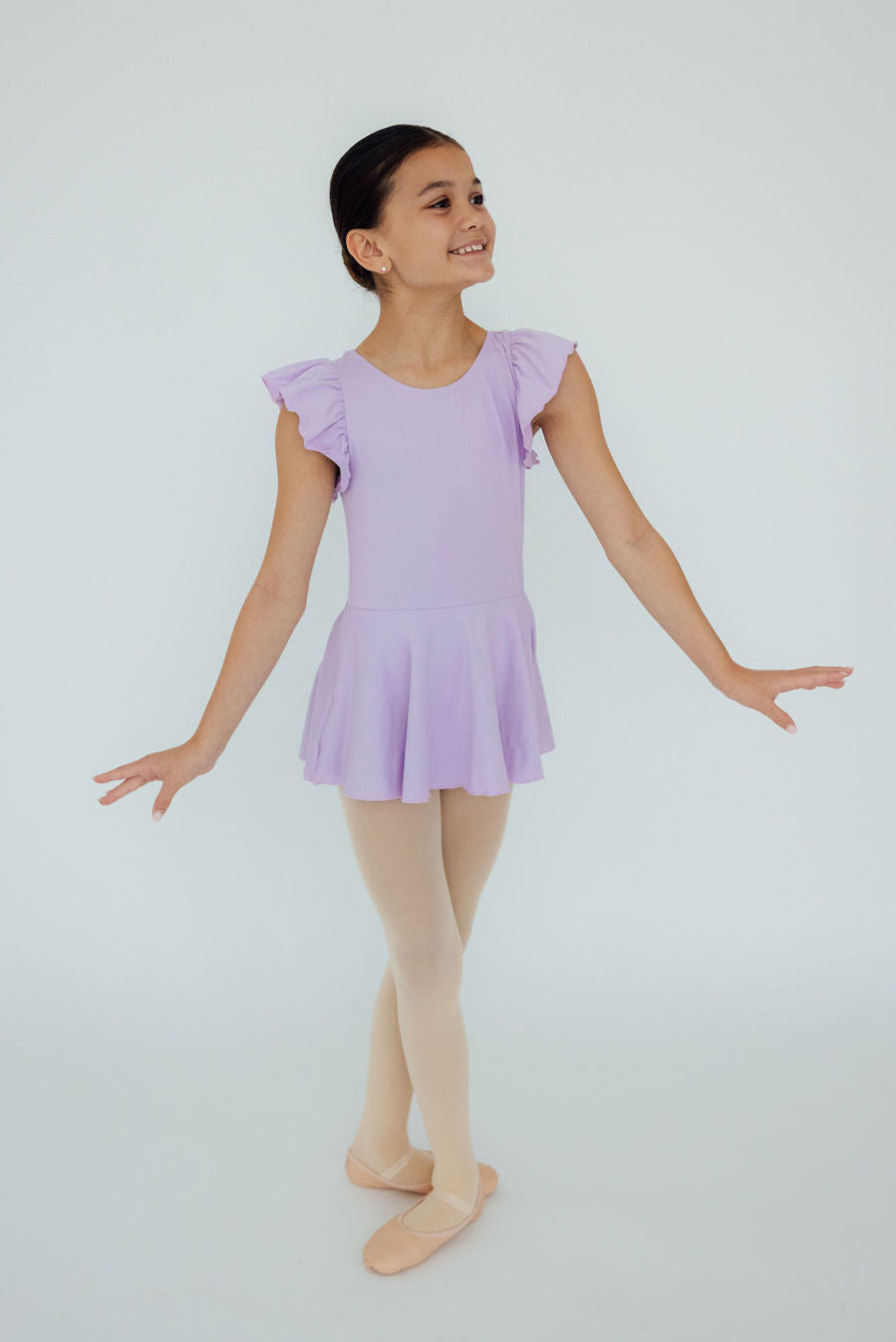Lavender S/S Twirl Leotard - Image 2
