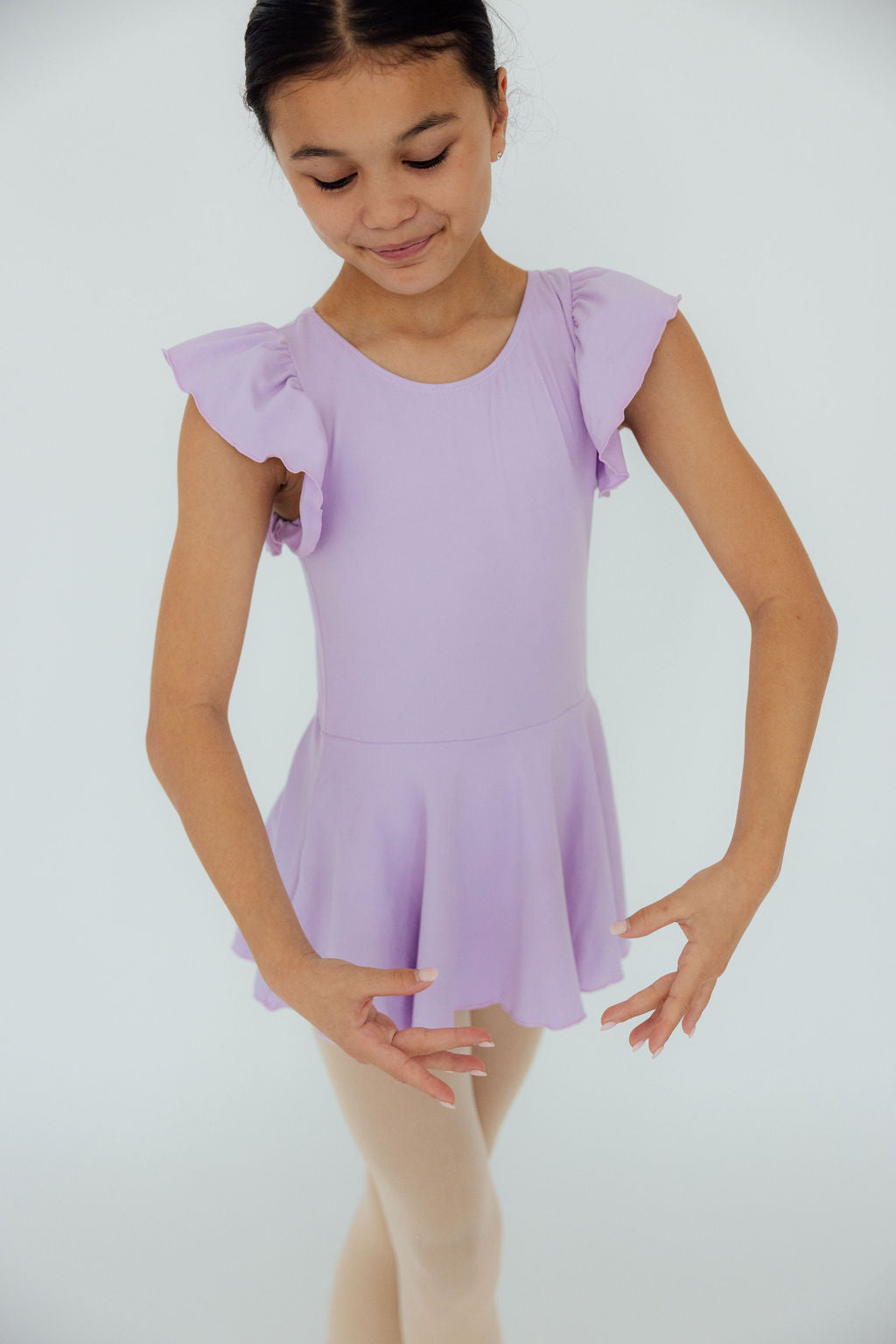 Lavender S/S Twirl Leotard - Image 3