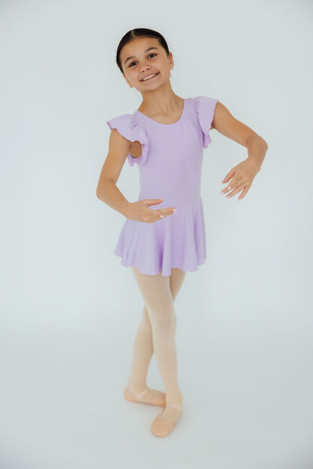 Lavender S/S Twirl Leotard - Image 5