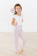 Lavender Sequin Joggers - Image 2