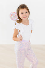 Lavender Sequin Joggers - Image 4