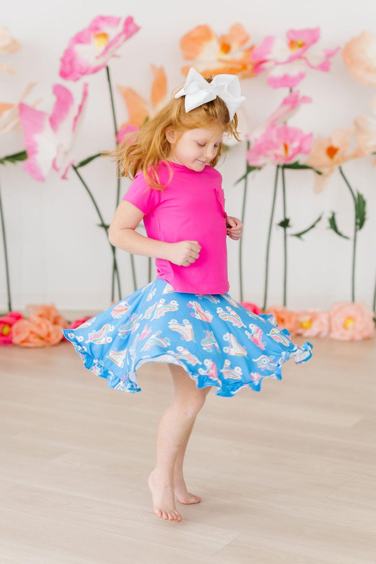 Let the Good Times Roll Ruffle Twirl Skort - Image 5