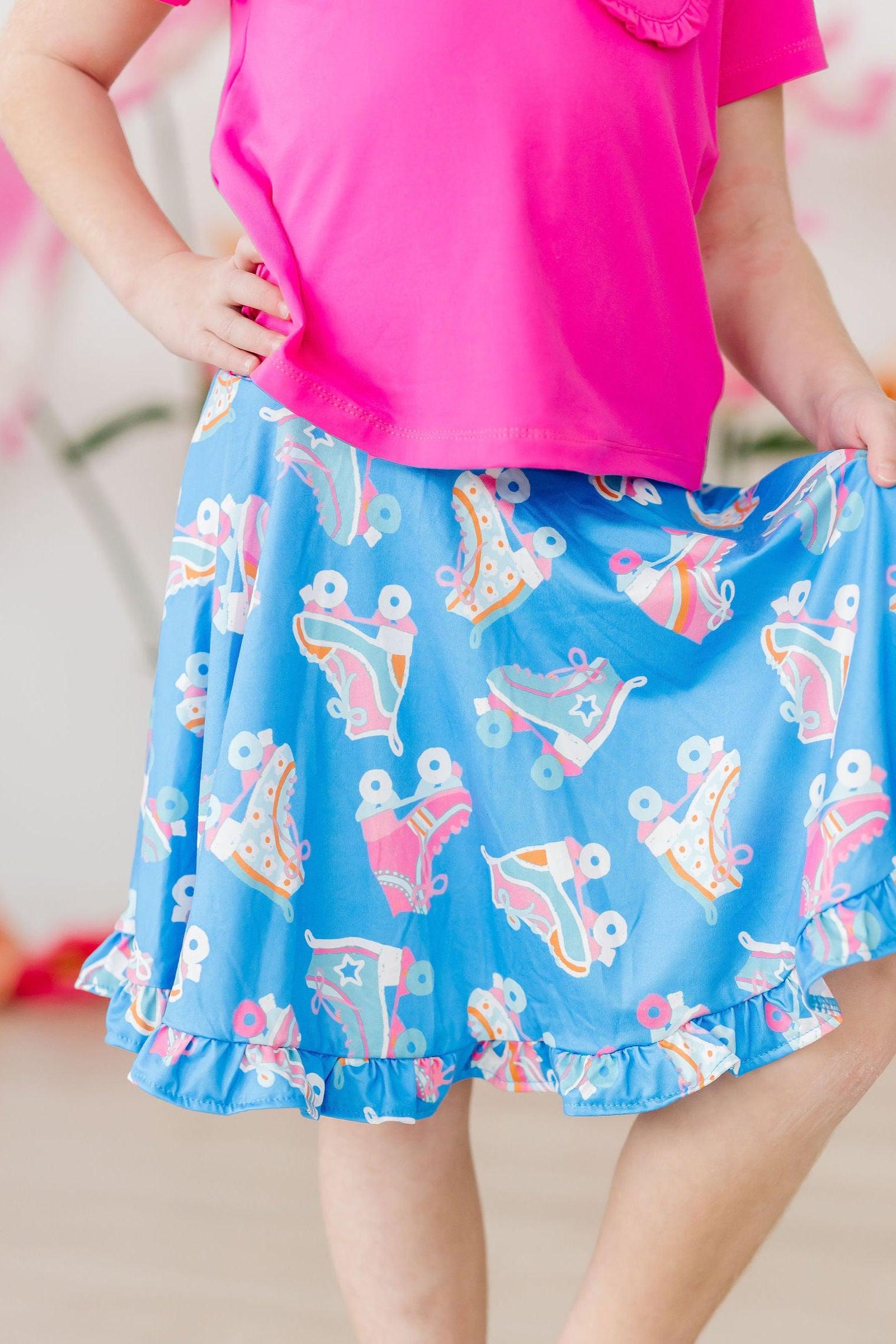 Let the Good Times Roll Ruffle Twirl Skort - Image 3