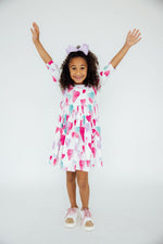 Light Hearted 3/4 Sleeve Pocket Twirl Dress - Image 4