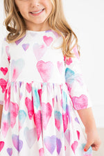 Light Hearted 3/4 Sleeve Pocket Twirl Dress - Image 9