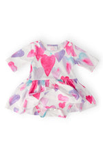 Light Hearted 3/4 Sleeve Twirl Bodysuit - Image 4