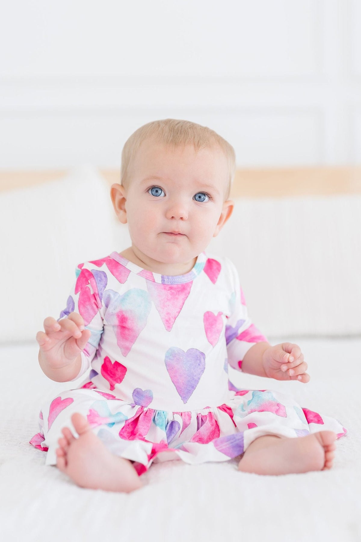 Light Hearted 3/4 Sleeve Twirl Bodysuit - Image 5