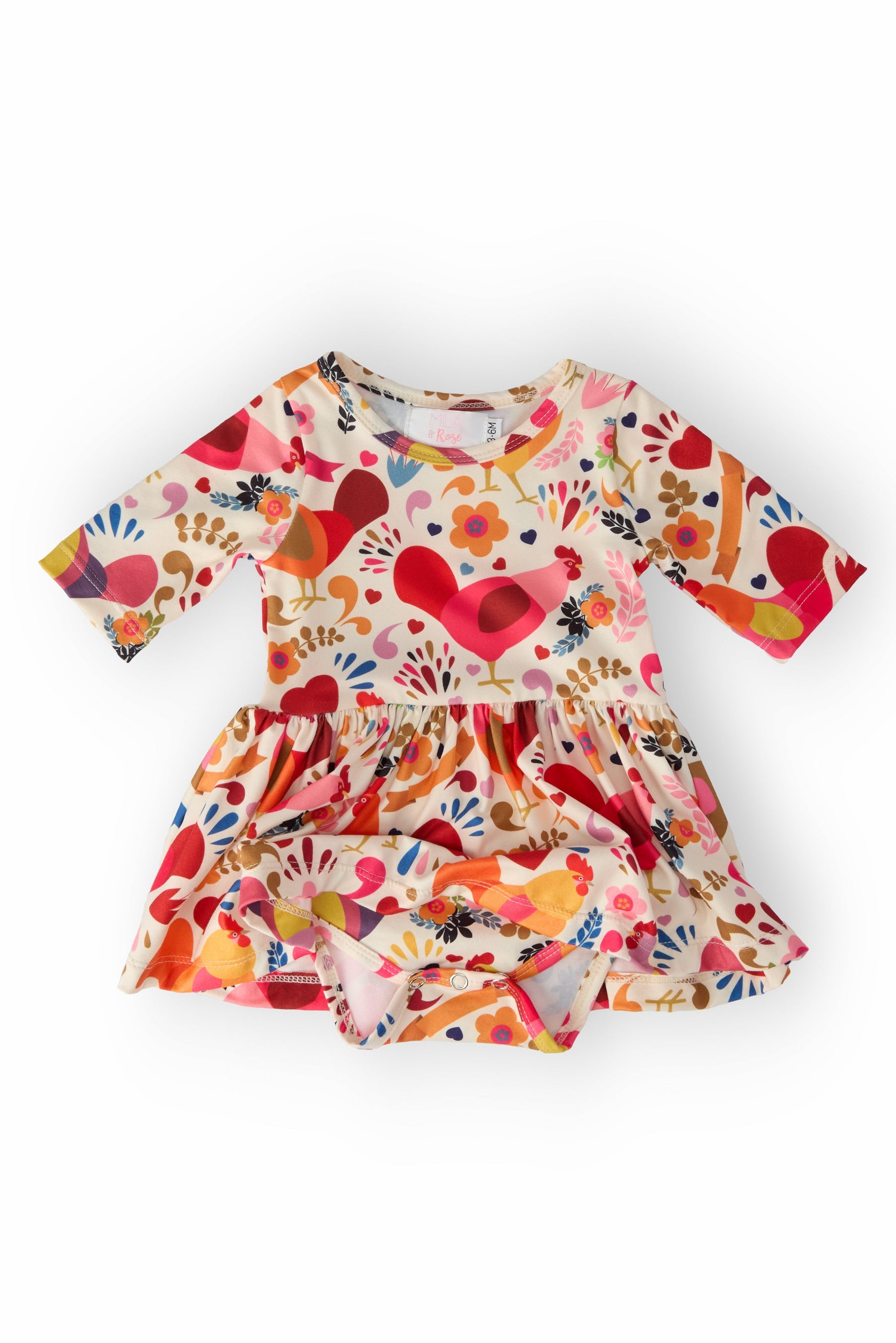 Little Red Hen Twirl Bodysuit - Image 2