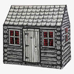 Log Cabin Play Tent for Kids