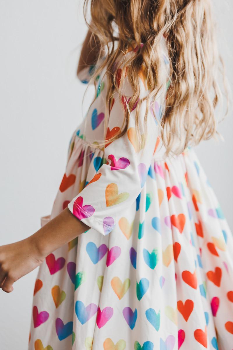 Lotta Love 3/4 Sleeve Pocket Twirl Dress - Image 3