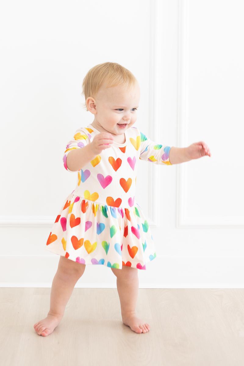Lotta Love 3/4 Sleeve Twirl Bodysuit - Image 2