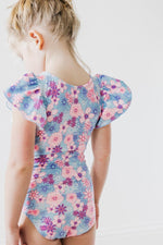 Love Blooms S/S Flutter Sleeve Leotard - Image 2