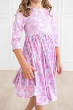 Love Story 3/4 Sleeve Pocket Twirl Dress - Image 8