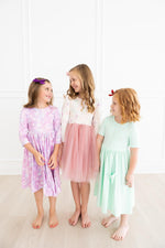 Love Story 3/4 Sleeve Pocket Twirl Dress - Image 9