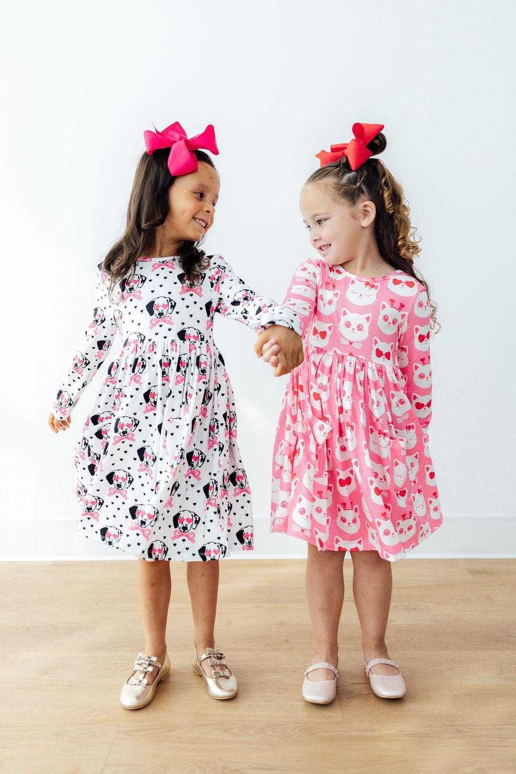 Love You Spots L/S Pocket Twirl Dress - Image 5