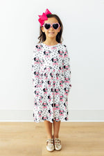Love You Spots L/S Pocket Twirl Dress - Image 7