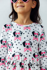 Love You Spots L/S Pocket Twirl Dress - Image 3
