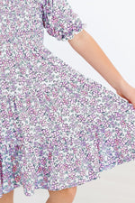 Lovely Lavender Smocked Ruffle Dress - Image 6