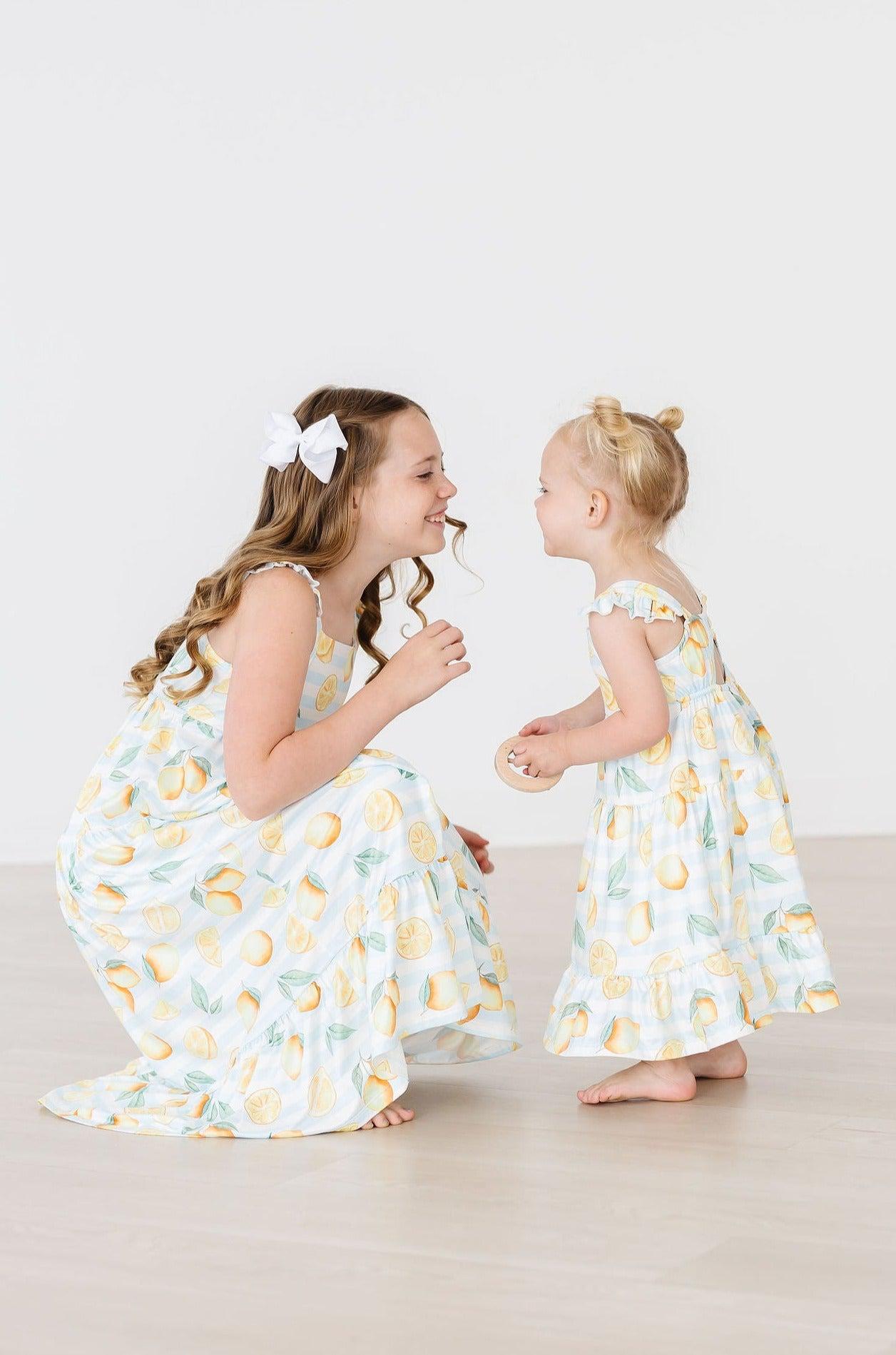 Lovely Lemons Ruffle Maxi Dress - Image 3