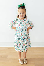 Luck of the Irish 3/4 Sleeve Pocket Twirl Dress - Image 2